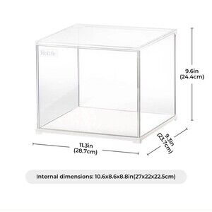 Rolife Display Box DF03L Clear Stackable Case DIY Miniature House Showcase